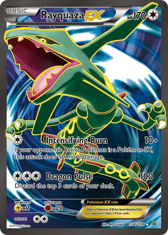 Image for Rayquaza EX (104 Full Art) (104/108) [XY - Roaring Skies]