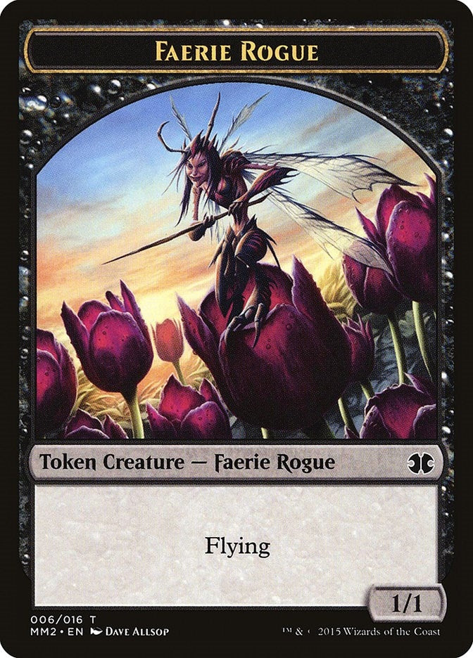 Image for Faerie Rogue Token (6) [Modern Masters 2015]