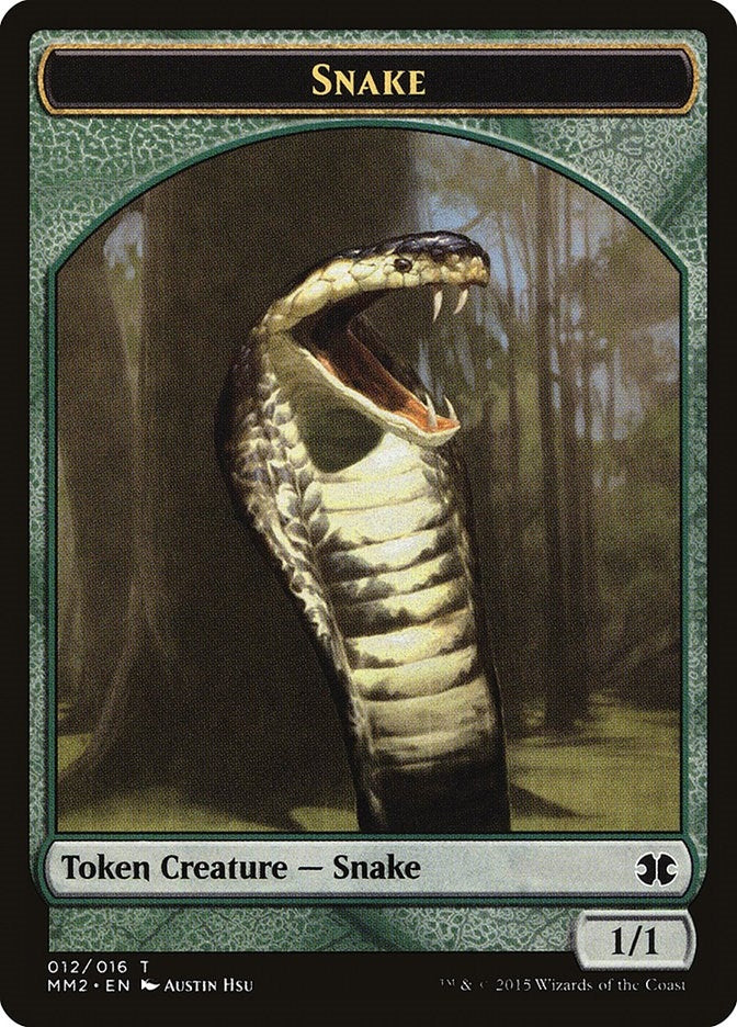 Image for Snake Token (12) [Modern Masters 2015]