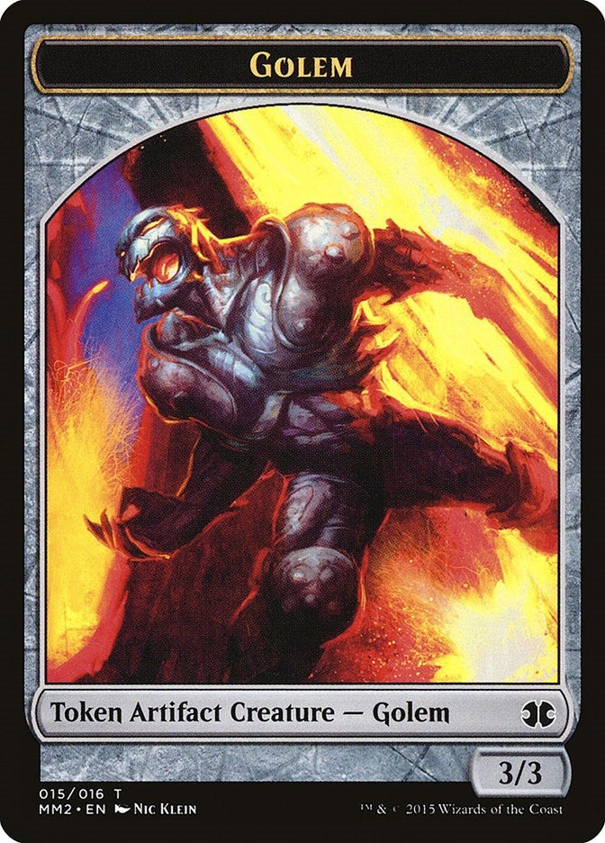 Image for Golem Token (15) [Modern Masters 2015]