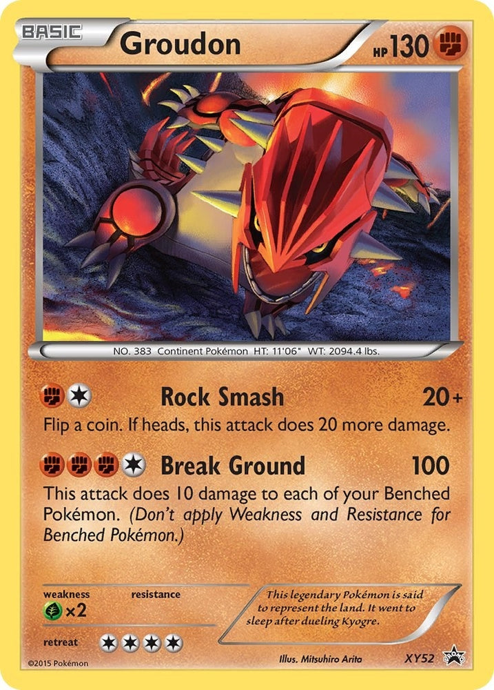 Image for Groudon - XY52 (XY52) [XY Promos]