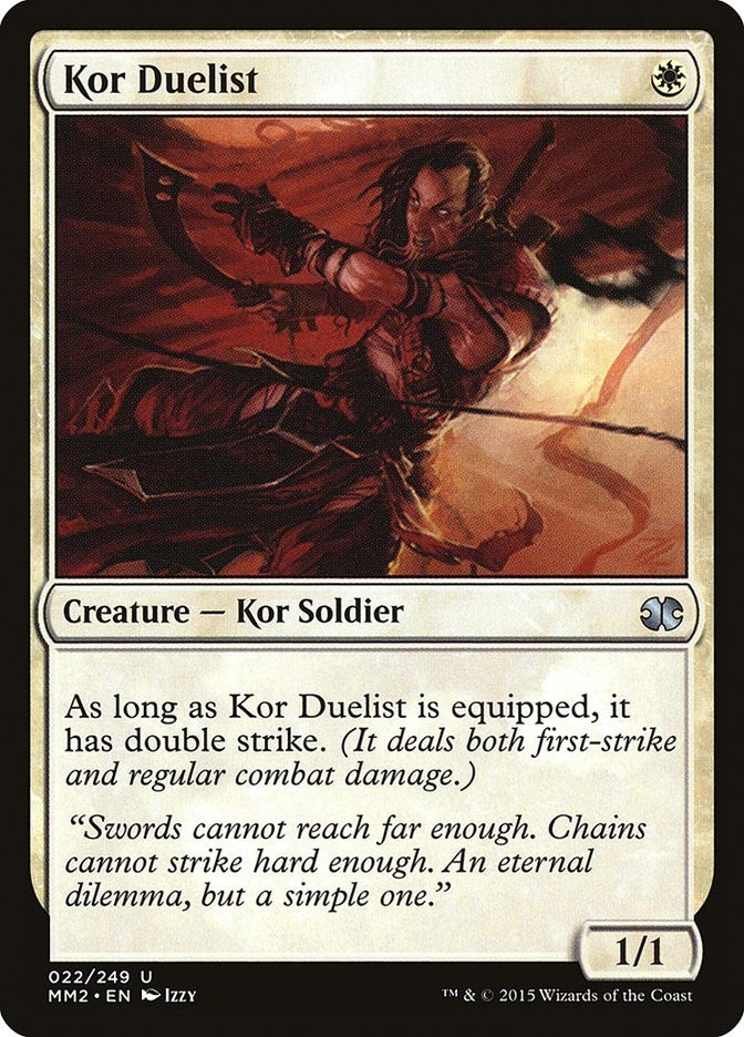 Image for Kor Duelist (22) [Modern Masters 2015]