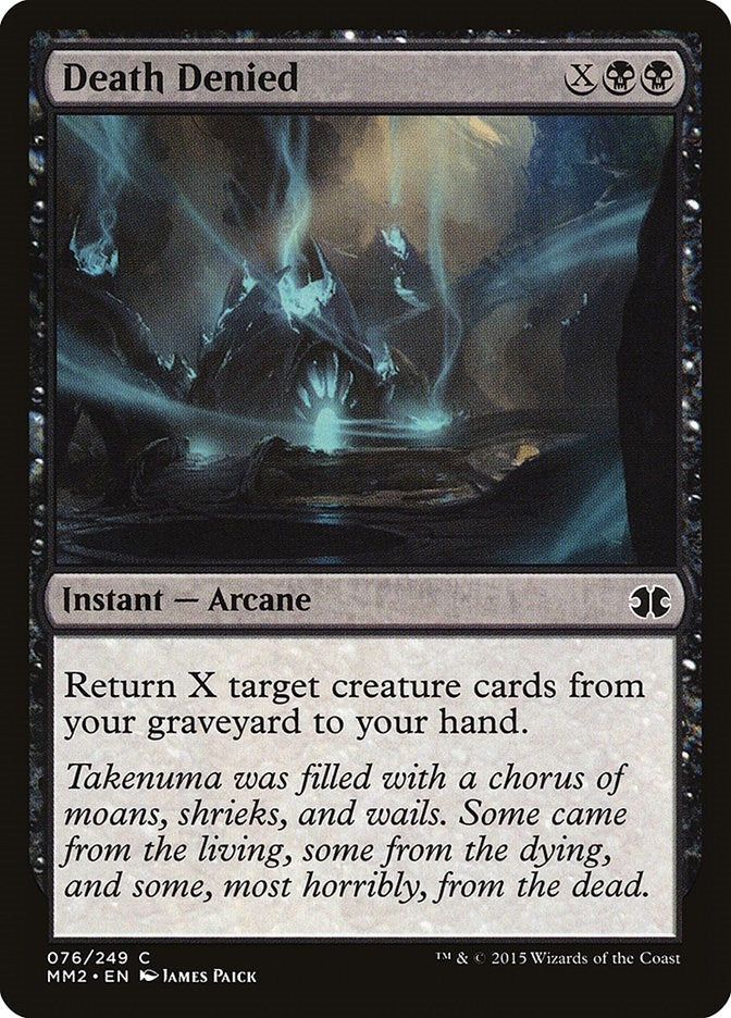 Image for Death Denied (76) [Modern Masters 2015]