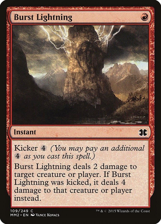 Image for Burst Lightning (109) [Modern Masters 2015]