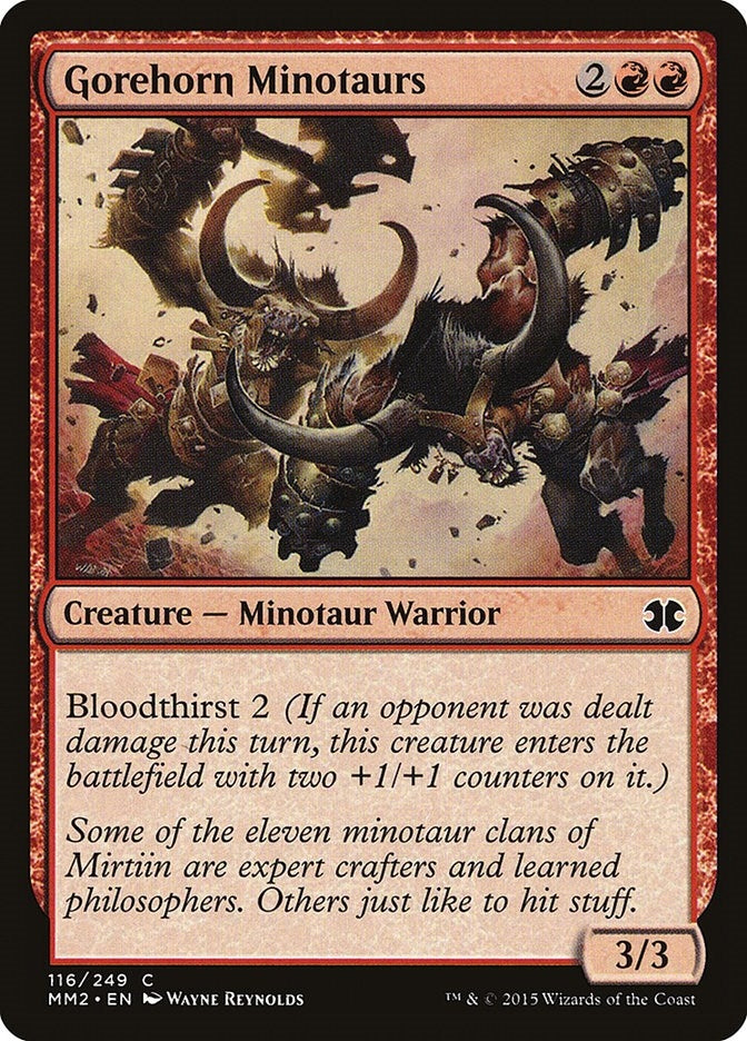 Image for Gorehorn Minotaurs (116) [Modern Masters 2015]
