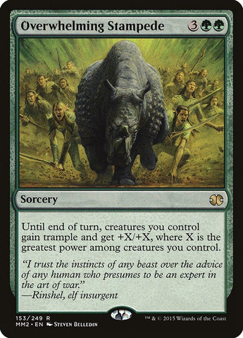Image for Overwhelming Stampede (153) [Modern Masters 2015]