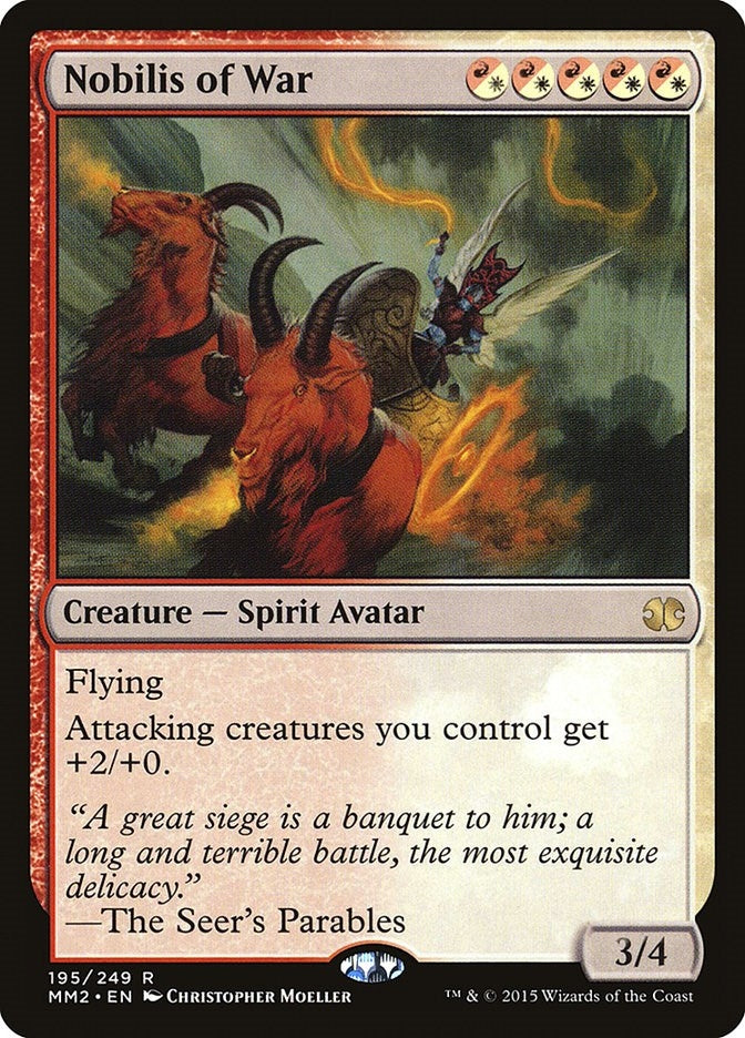 Image for Nobilis of War (195) [Modern Masters 2015]