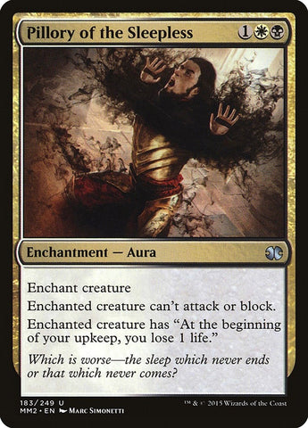 Image for Pillory of the Sleepless (183) [Modern Masters 2015]