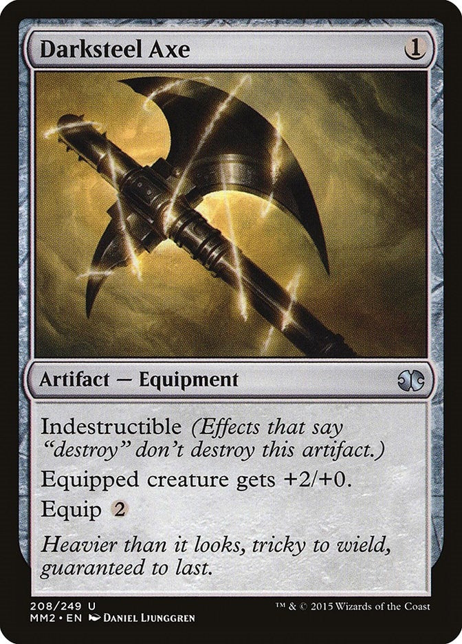 Image for Darksteel Axe (208) [Modern Masters 2015]
