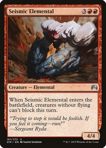 Image for Seismic Elemental (161) [Magic Origins]