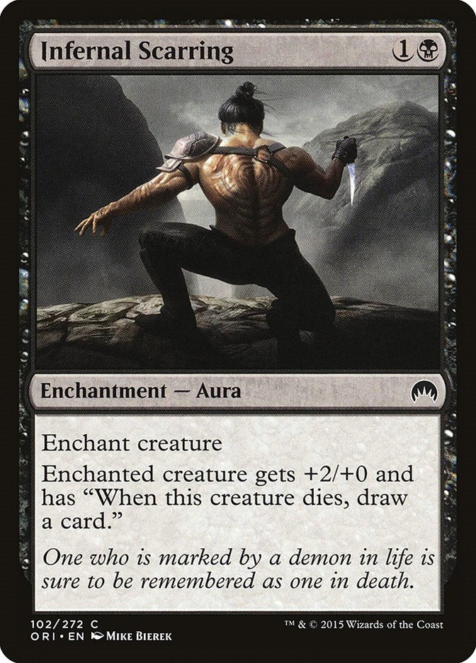 Image for Infernal Scarring (102) [Magic Origins]