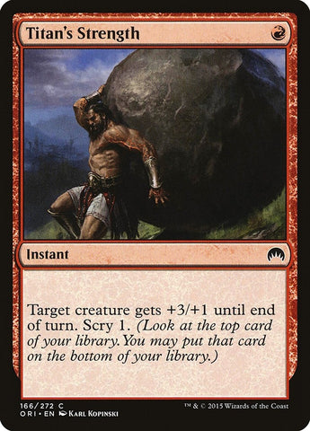 Image for Titan's Strength (166) [Magic Origins]