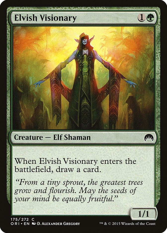 Image for Elvish Visionary (175) [Magic Origins]