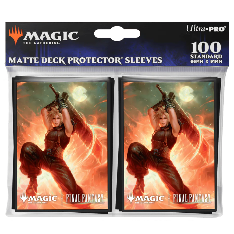 Magic: The Gathering®—FINAL FANTASY™ Cloud, Ex-SOLDIER (Commander) 100ct DECK PROTECTOR® Sleeves