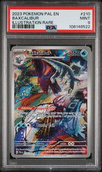 2023 POKEMON PAL EN-PALDEA EVOLVED #210 BAXCALIBUR ILLUSTRATION RARE PSA 9