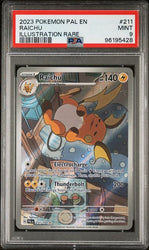 2023 POKEMON PAL EN-PALDEA EVOLVED #211 RAICHU ILLUSTRATION RARE PSA 9