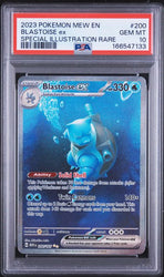 2023 POKEMON MEW EN-151 #200 BLASTOISE ex SPECIAL ILLUSTRATION RARE PSA 10
