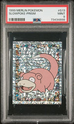 1999 MERLIN POKEMON #S13 SLOWPOKE-PRISM PSA 9