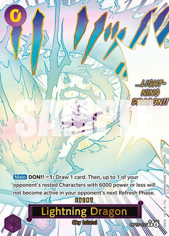 Lightning Dragon (Alternate Art) (OP15-077) (Adventure on Kami's Island)