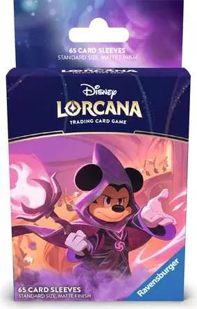 Ravensburger Disney Lorcana TCG Reign of Jafar Card Sleeves Mickey Mouse