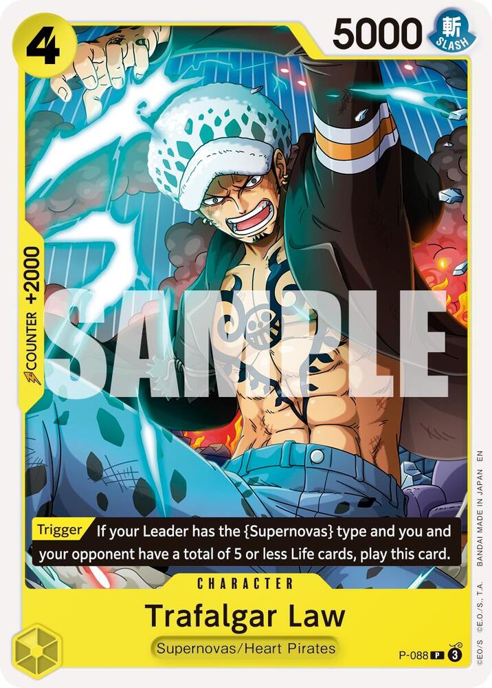 Trafalgar Law -  P-088 (Reprint) (P-088) (Premium Booster -The Best- Vol. 2)