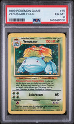 1999 POKEMON GAME #15 VENUSAUR-HOLO PSA 6