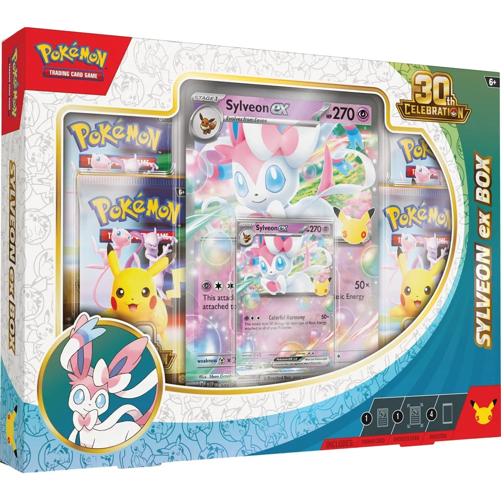 Pokémon TCG: 30th Celebration Sylveon ex Box / Greninja ex Box (Assorted) - (Greenacre)