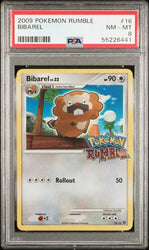 2009 POKEMON RUMBLE #16 BIBAREL PSA 8
