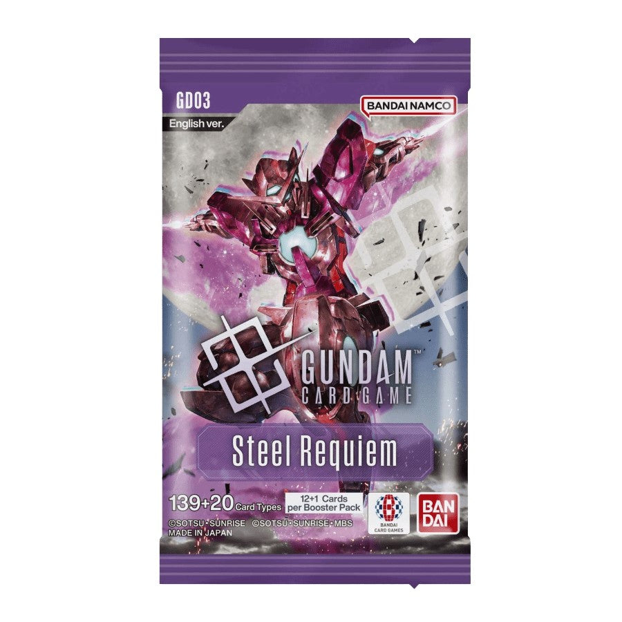 Gundam Card Game - Steel Requiem [GD03] Booster Pack (inverell)