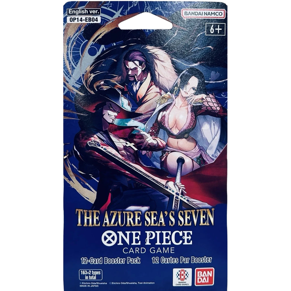 One Piece Card Game The Azure Sea’s Seven Sleeved Booster Pack OP-14 (Inverell)