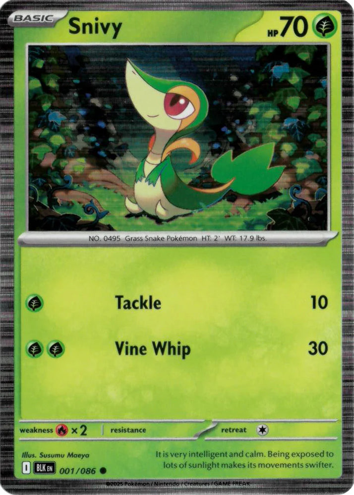 Snivy (001/086) (Promo) (Poster Collection Holo)