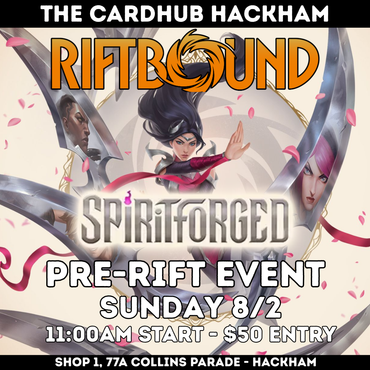 Spiritforged PRE-RIFT event entry - Hackham