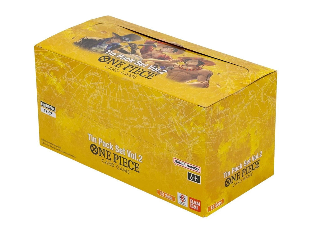 One Piece Tin Pack Set Vol. 2 Display [TS-02]