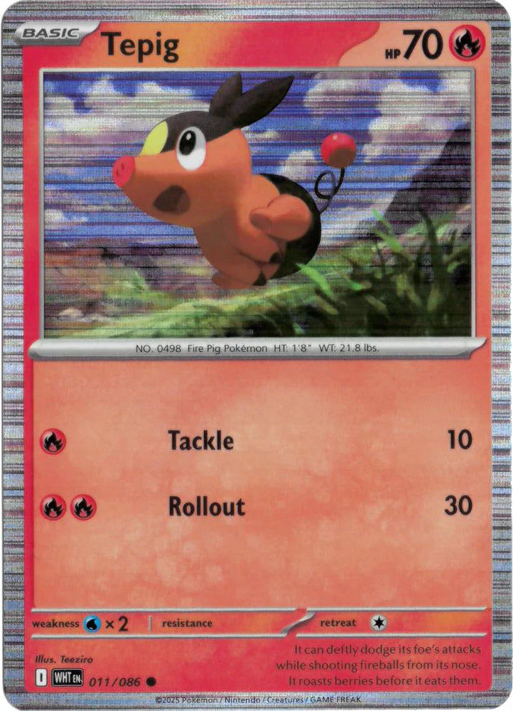 Tepig (011/086) (Promo) (Poster Collection Holo)