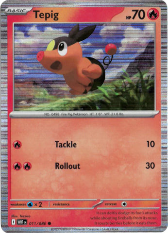 Tepig (011/086) (Promo) (Poster Collection Holo)