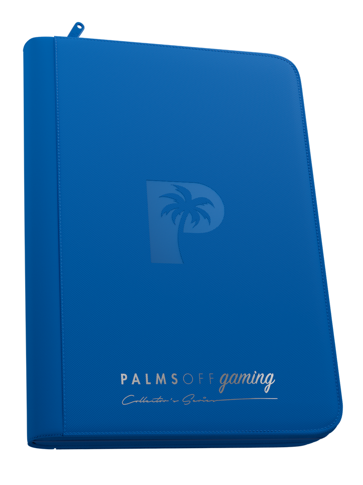 Collector's Series 12 Pocket Zip Binder - Blue