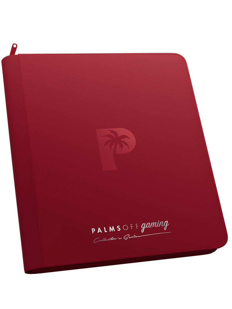Collector's Series 12 Pocket Zip Binder - Red