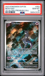 2023 POKEMON SVP EN-SV BLACK STAR PROMO #052 MEWTWO 151 ULTRA-PREMIUM COLL PSA 10
