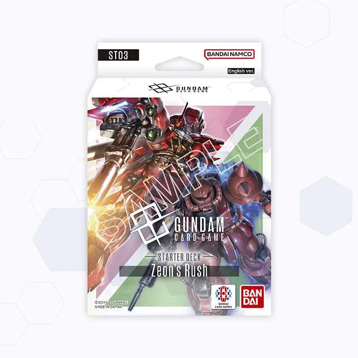 Starter Deck 03: Zeon's Rush - Gundam Assemble Starter Set