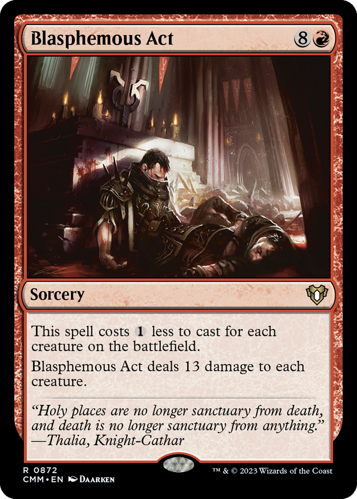 Blasphemous Act [Commander Masters]