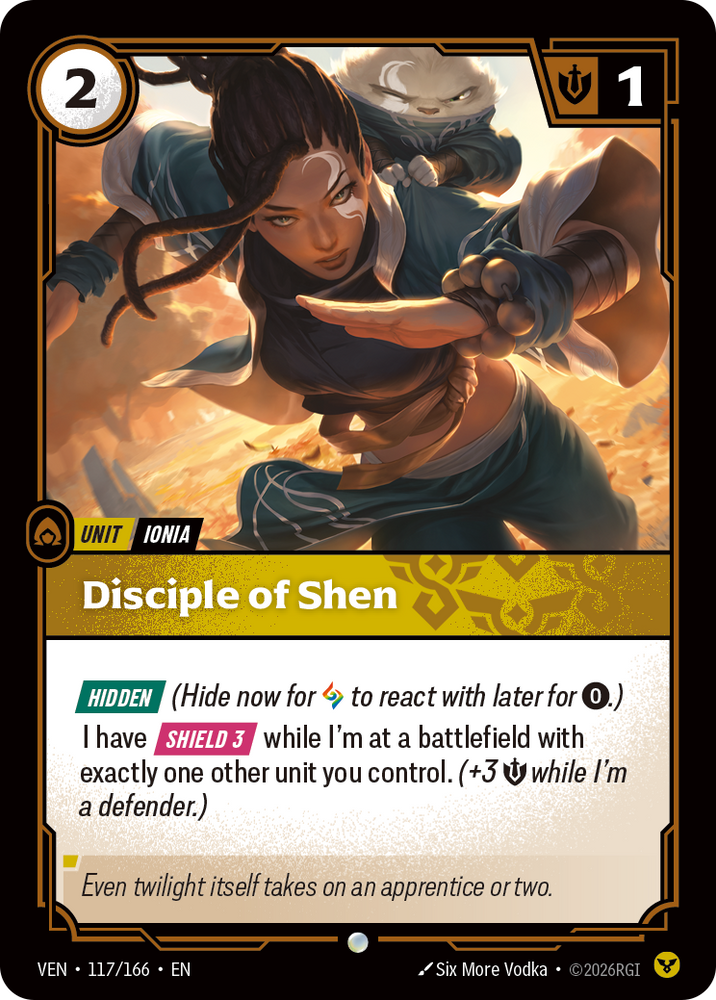 Disciple of Shen (117/166) (Vendetta) (VEN)