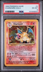 1999 POKEMON GAME #4 CHARIZARD-HOLO PSA 6