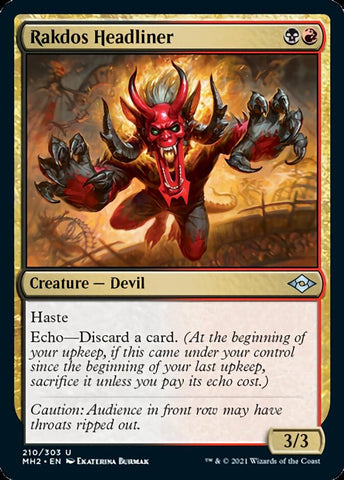 Rakdos Headliner [Modern Horizons 2]