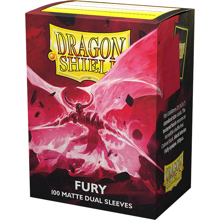Dragon Shield Standard Size Dual Matte Sleeves (100) - Fury