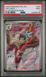2023 POKEMON PAL EN-PALDEA EVOLVED #209 ARCTIBAX ILLUSTRATION RARE PSA 9