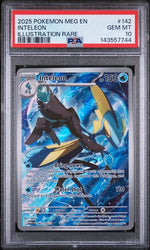 2025 POKEMON MEG EN-MEGA EVOLUTION #142 INTELEON ILLUSTRATION RARE PSA 10