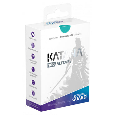 Ultimate Guard Standard Size Outer Sleeves (100) - Turquoise