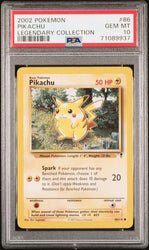 2002 POKEMON LEGENDARY COLLECTION #86 PIKACHU LEGENDARY COLLECTION PSA 10