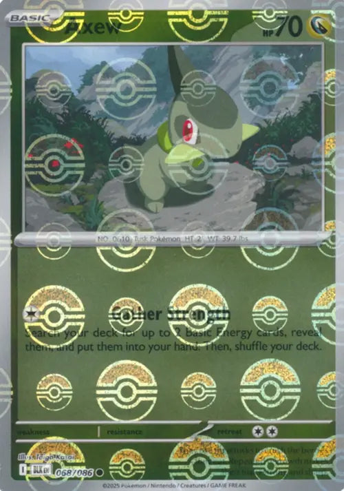 Axew 068/086  (Poke Ball Pattern) SV: Black Bolt