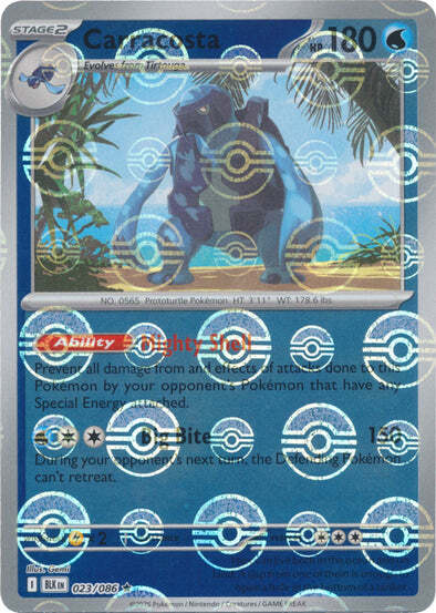 Carracosta 023/086  (Poke Ball Pattern) SV: Black Bolt